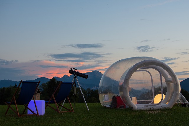 what is a bubble tent