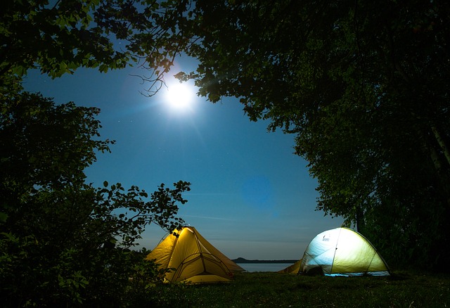 Which direction should you pitch a tent?