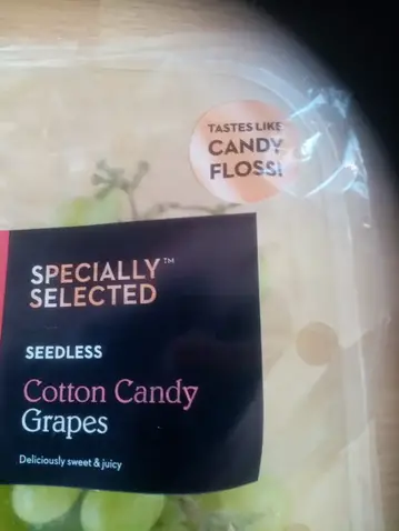 Kejora Fresh Seedless COTTON CANDY Grapes California Grown - 2 lbs
