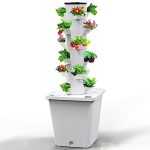 Tower Garden Hydroponics Growing System,Indoor Smart Garden,Nursery Germination Kit Including Smart Plug，Water Pump(No Seedlings Included)