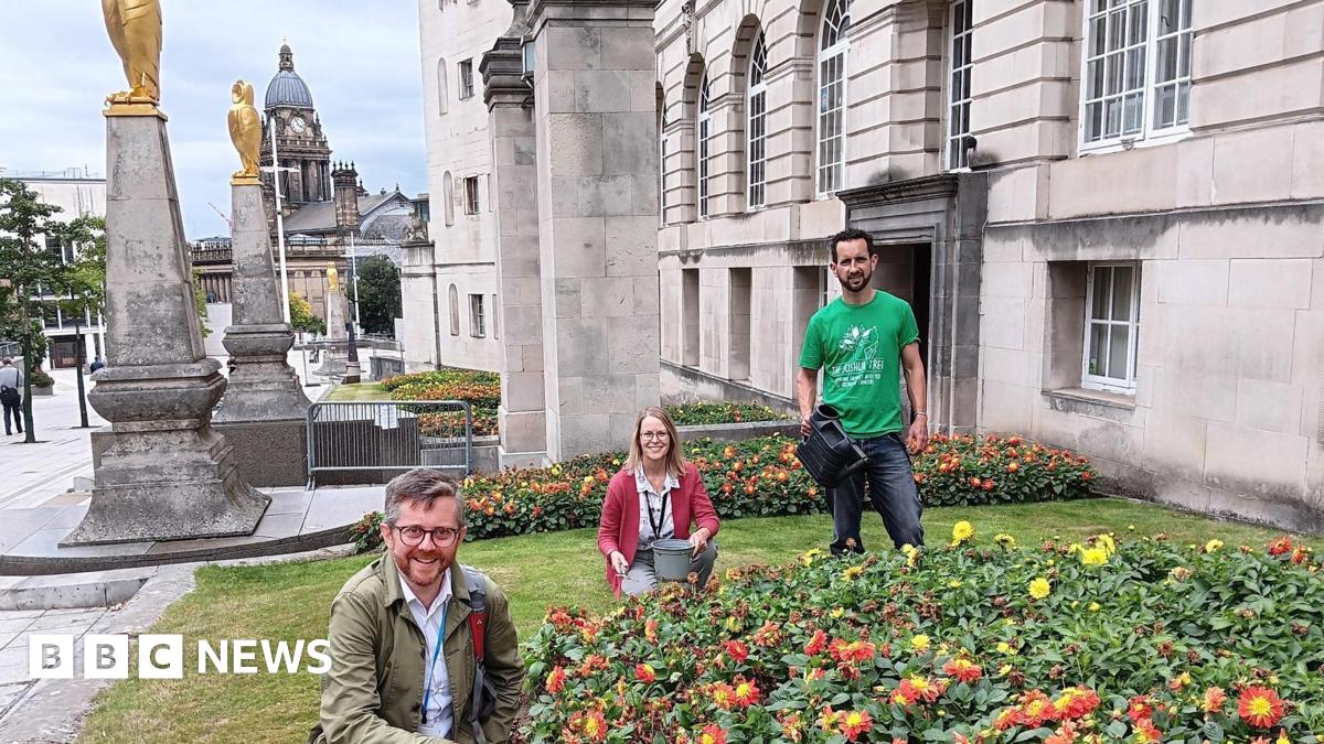 Fruit and vegetables to be grown outside Leeds Civic Hall