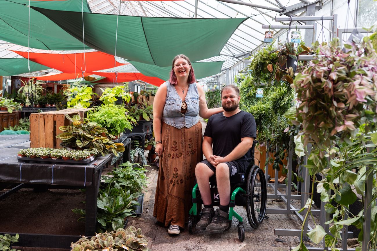 Pembrokeshire couple open houseplant cafรฉ in converted greenhouse
