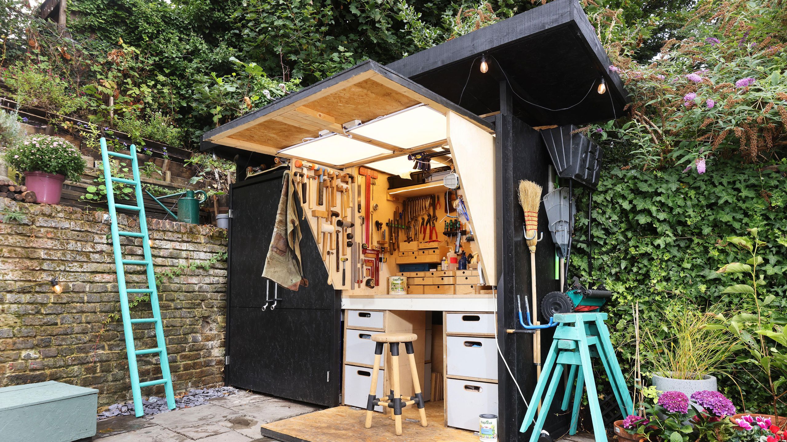 This Tiny Workshop is a masterclass is space saving design