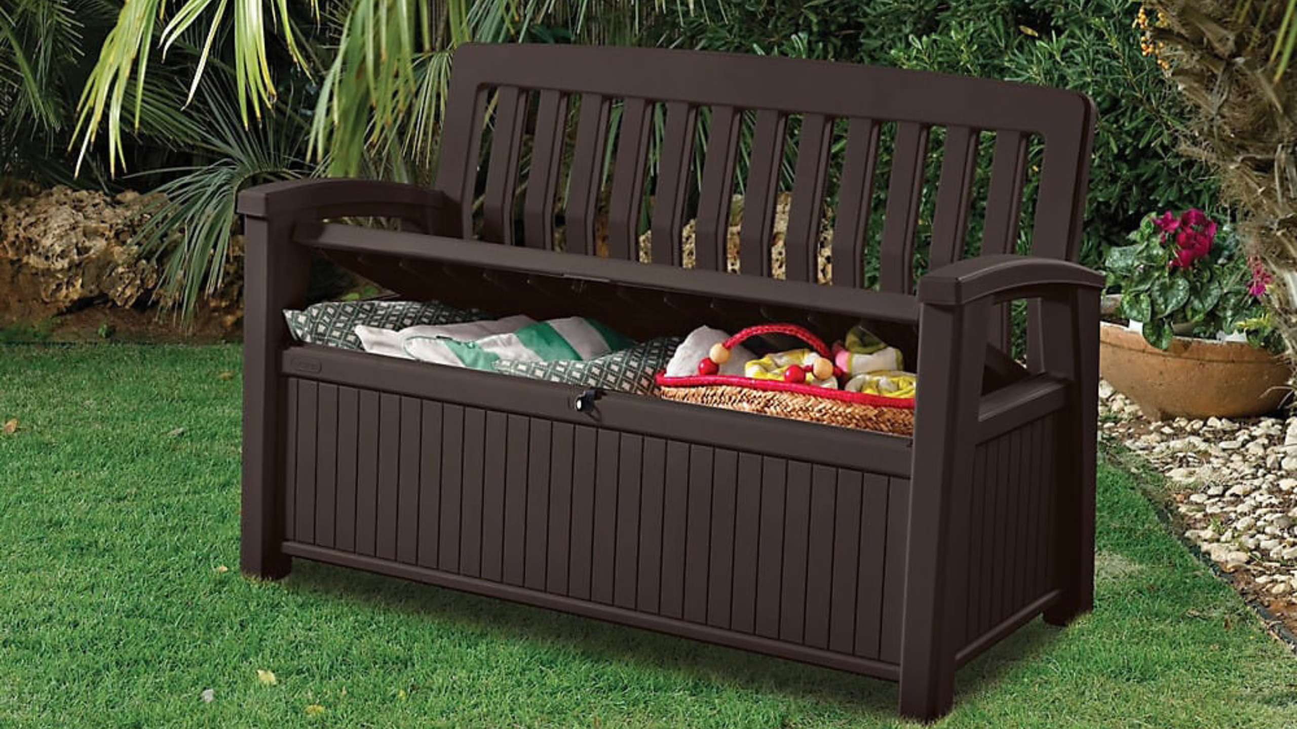 If you have a small garden, you need this B&Q storage bench