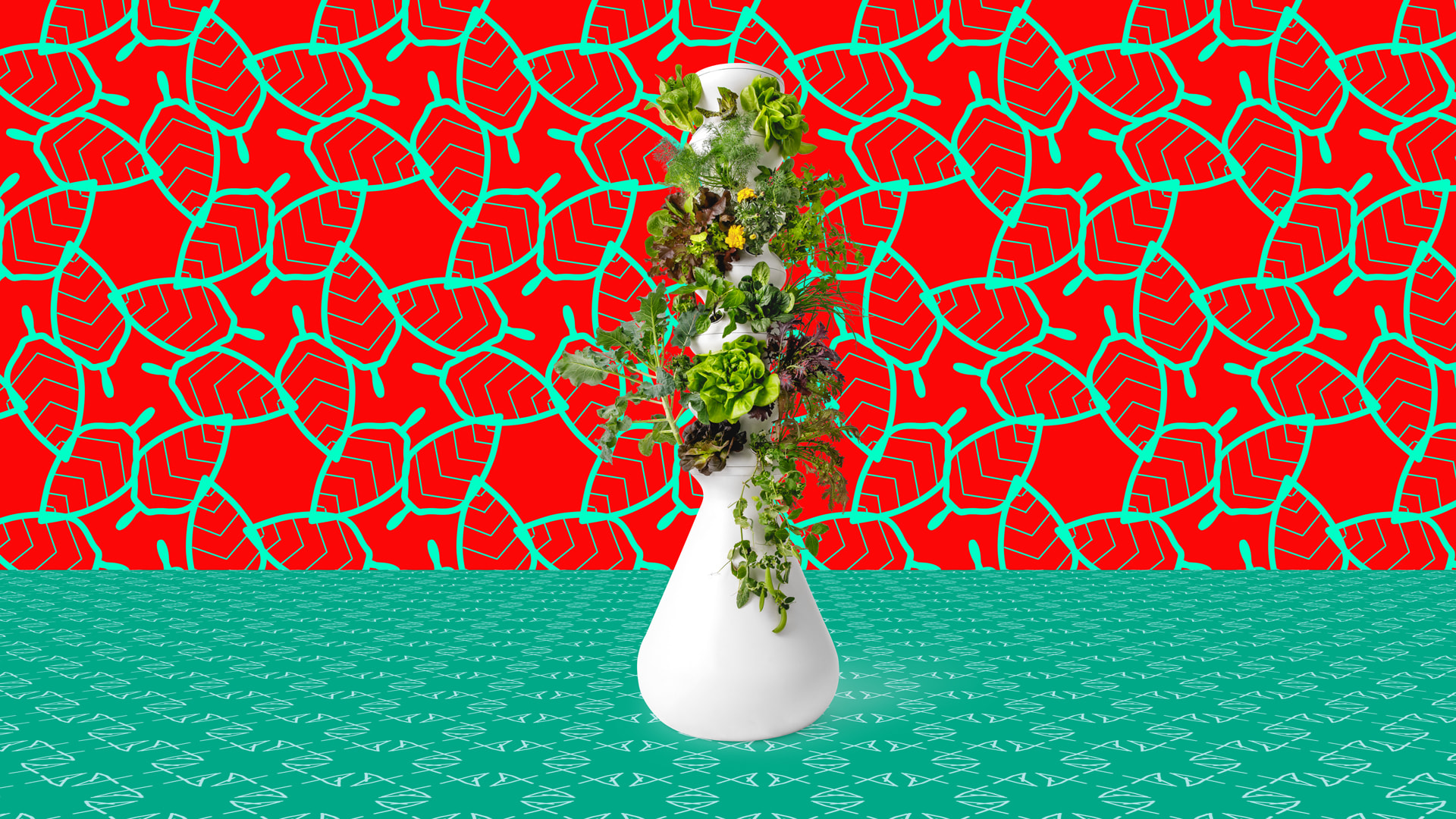 This hydroponic indoor vegetable garden has changed the way my family eats