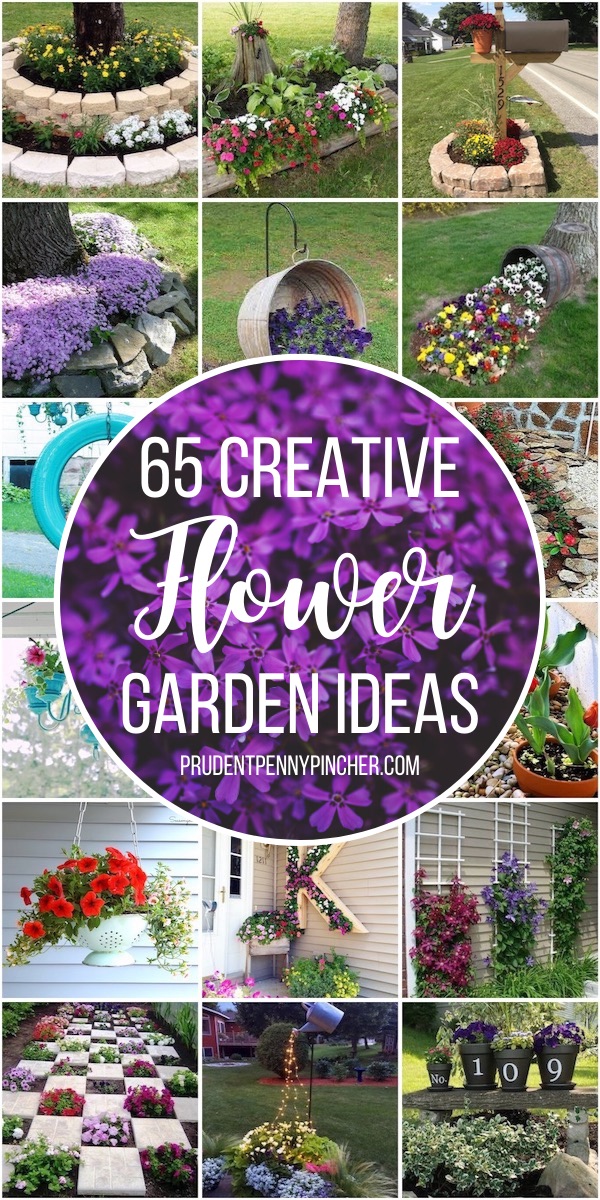 65 Creative DIY Flower Garden Ideas