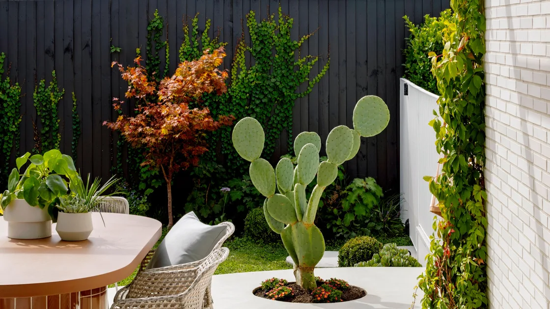 A Small Garden Idea Makes This Backyard Feel Twice As Big