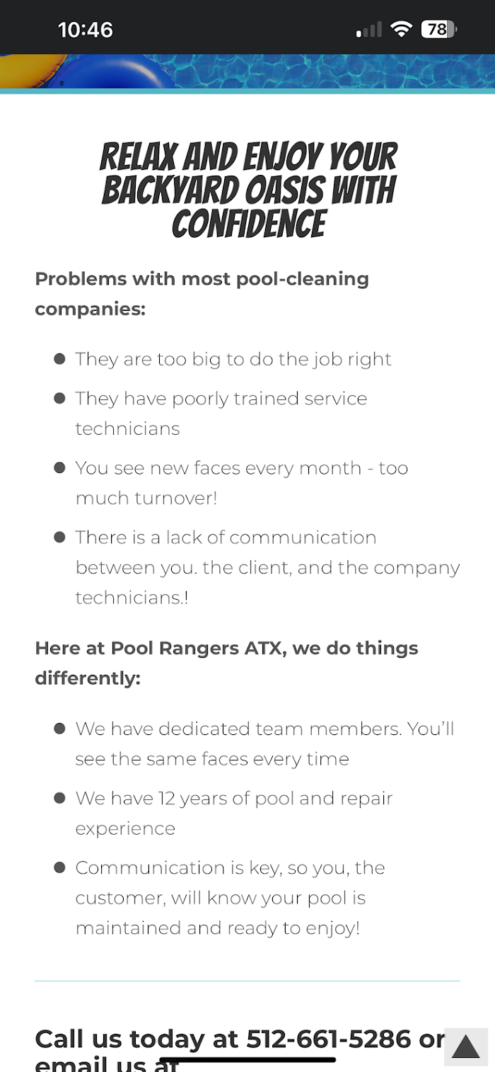 POOL RANGERS ATX -Pool Cleaning Service