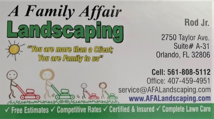 A Family Affair Landscaping LLC